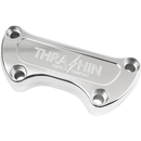 Thrashin Supply Co. billet aluminum handlebar clamp for 1974-2024 Harley-Davidson motorcycles