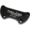 Thrashin Supply Co. billet aluminum handlebar clamp for 1974-2024 Harley-Davidson motorcycles