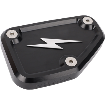 Thrashin Supply Co. Master Cylinder Cover Brake Front Black/Twice