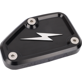 Thrashin Supply Co. Black Twice-Cut front brake master cylinder cover TSC-3178-4 for 2024-2025 Harley-Davidson Road Glide Street Glide