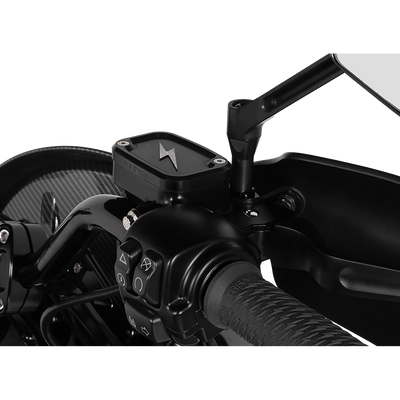 Thrashin Supply Co. Master Cylinder Cover Brake Front Black/Twice