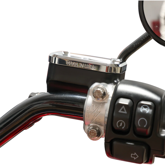 Thrashin Supply chrome front master cylinder cover TSC-3176-3 for 2018-2025 Harley Softail Street Bob Fat Bob Breakout Low Rider