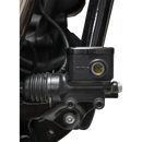 Thrashin Supply Twice Cut Black Rear Brake Reservoir Cap for Harley-Davidson Softail Street Bob Fat Bob Breakout Low Rider S 2018–2025