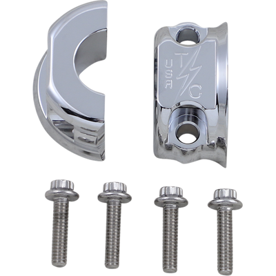 Thrashin Supply Co. Perch Clamps Clutch/Brake Chrome