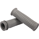 Thrashin Supply Co. Bolt Grips in black textured rubber for 1-inch Harley-Davidson handlebars Sportster Dyna Softail