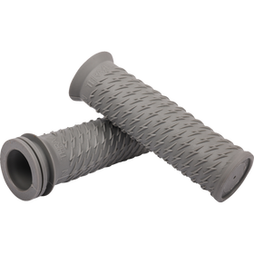 Thrashin Supply Co. Bolt Grips in black textured rubber for 1-inch Harley-Davidson handlebars Sportster Dyna Softail