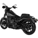 Thrashin Supply Co. Bolt Grips in black textured rubber for 1-inch Harley-Davidson handlebars Sportster Dyna Softail
