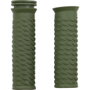 Thrashin Supply Co. Bolt Grips in black textured rubber for 1-inch Harley-Davidson handlebars Sportster Dyna Softail