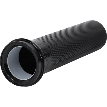 Thrashin Supply Co. Throttle Tube Knurled 1" TBW Black
