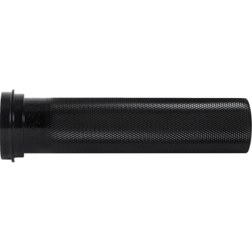Thrashin Supply Co. Throttle Tube Knurled 1" TBW Black
