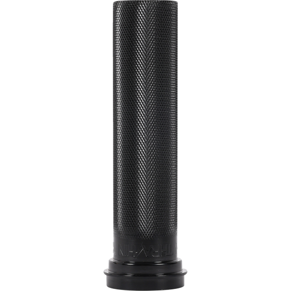 Thrashin Supply Co. knurled billet throttle tube for Harley-Davidson Touring Softail Dyna throttle-by-wire TBW 2008-2023
