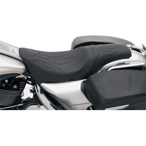 DRAG - PREDATOR 2-UP SEAT- FLAME STITCHED - '09-'07 TOURING