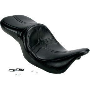 LE PERA - MAVERICK SEAT - BLACK VINYL, STITCH - '08-'20 TOURING