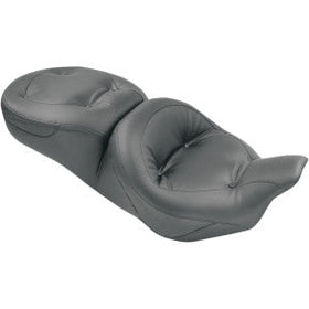MUSTANG - ONE-PIECE ULTRA TOURING SEAT - REGAL STYLE W/ NO STUDS - '08-20 TOURING