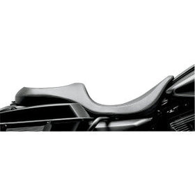 LE PERA - VILLAIN 2UP SEAT - BLACK VINYL, SMOOTH - '08-'21 TOURING