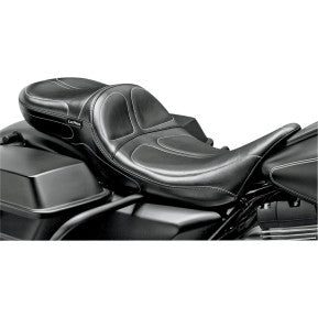 LE PERA - MAVERICK DADDY LONG LEGS SEAT - BLACK STITCH - '08-'21 TOURING