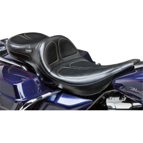 LE PERA - MAVERICK DADDY LONG LEGS SEAT - BLACK STITCH '97-'01 TOURING