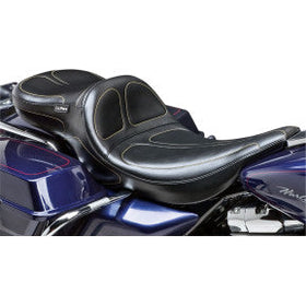 LE PERA - MAVERICK DADDY LONG LEGS SEAT - BLACK STITCH - '02-'07 TOURING