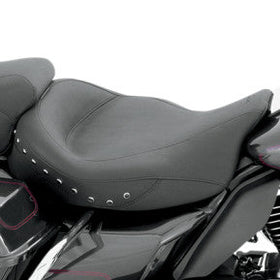 MUSTANG - SUPER WIDE SOLO SEAT - BLACK STUDDED, VINYL - '08-20 TOURING - 0