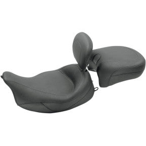 MUSTANG - SUPER SOLO SEAT W/ REMOVABLE DRIVER BACKREST - '08-20 TOURING