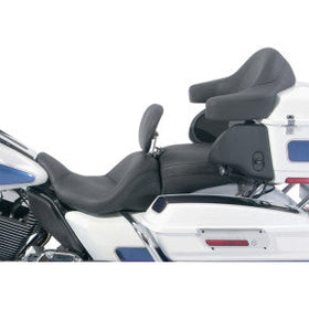 MUSTANG - LOWDOWN SEAT W/ DRIVER BACKREST - SMOOTH - '08-20 TOURING - 0
