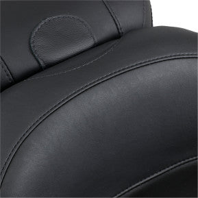 MUSTANG - LOWDOWN SEAT W/ DRIVER BACKREST - SMOOTH - '99-07 TOURING