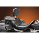 LE PERA - DAYTONA 2-UP SEAT - BLACK SMOOTH W/ BACKREST - '08-'21 TOURING-2