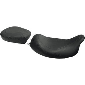 MUSTANG - WIDE TRIPPER REAR SEAT - BLACK, SMOOTH - '08-20 TOURING - 0