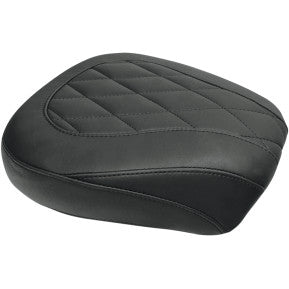 MUSTANG - WIDE TRIPPER REAR SEAT - BLACK, DIAMOND STITCH - '08-20 TOURING