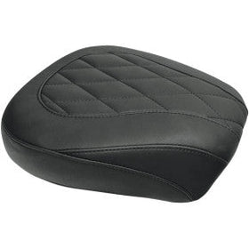 MUSTANG - WIDE TRIPPER REAR SEAT - BLACK, DIAMOND STITCH - '08-20 TOURING