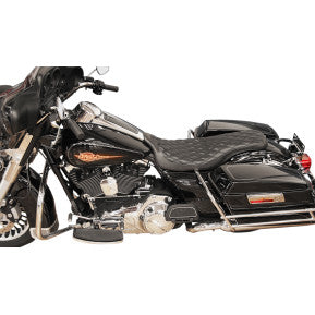 RSD - FLATOUT BOSS 2-UP SEAT - DIAMOND STITCH - '08-'20 TOURING - 0