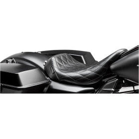 LE PERA - BARE BONES SOLO SEAT - BLACK DIAMOND STITCH - '08-'21 TOURING