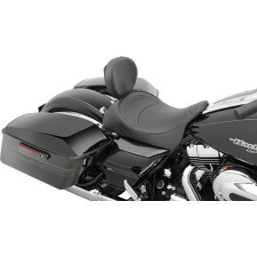 DRAG - SOLO SEAT WITH EZ GLIDE II BACKREST OPTION - MILD STITCH - '08-'20 TOURING