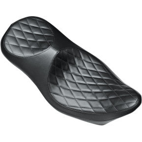 LE PERA - SUPER VILLAIN SEAT - BLACK VINYL DIAMOND STITCH - '08-'21 TOURING