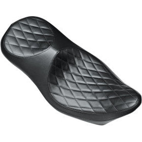 LE PERA - SUPER VILLAIN SEAT - BLACK VINYL DIAMOND STITCH - '08-'21 TOURING