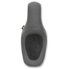 DRAG - PREDATOR 2-UP SEAT- FAUX LEATHER, DOUBLE DIAMOND STITCH- '10-'20 TOURING