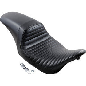 LE PERA - DAYTONA SPORT SEAT - BLACK PLEATED STITCH - '08-'21 TOURING