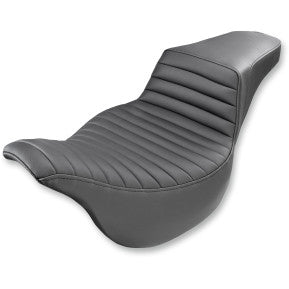 SADDLEMEN - STEP UP SEAT - BLACK - TUCK & ROLL - '08-'23 TOURING