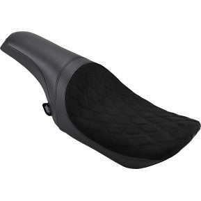 DRAG - PREDATOR 2-UP SEAT- FAUX SUEDE DOUBLE STITCH DIAMOND- '08-'20 TOURING