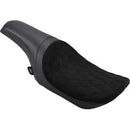 DRAG - PREDATOR 2-UP SEAT- FAUX SUEDE DOUBLE STITCH DIAMOND- '08-'20 TOURING-1