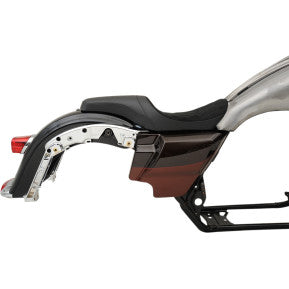 DRAG - PREDATOR 2-UP SEAT- FAUX SUEDE DOUBLE STITCH DIAMOND- '08-'20 TOURING