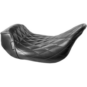 LE PERA - SPROCKET SOLO SEAT - BLACK DIAMOND STITCH - '08-'21 TOURING