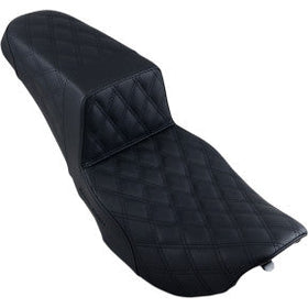 SADDLEMEN - STEP UP SEAT - BLACK - FULL LATTICE STITCH - '97-'07 TOURING