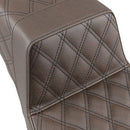 SADDLEMEN - STEP UP SEAT - BROWN - FULL LATTICE STITCH - '97-'07 TOURING-2