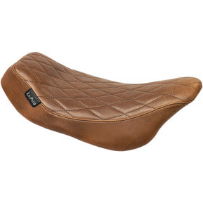 LE PERA - STREAKER SOLO SEAT - BROWN DIAMOND STITCH - '08-'21 TOURING