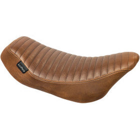 LE PERA - STREAKER SOLO SEAT - BROWN PLEATED STITCH - '08-'21 TOURING
