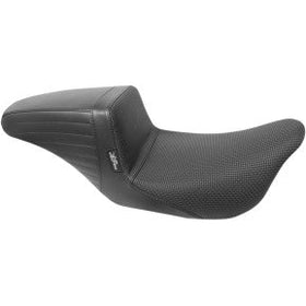 LE PERA - KICKFLIP DADDY LONG LEGS SOLO SEAT - BLACK, BASKET WEAVE - '08-'21 TOURING