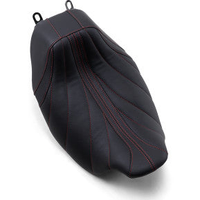 MUSTANG - REVERE JOURNEY SOLO SEAT - GRAVITY STITCH, RED THREAD - '08-20 TOURING