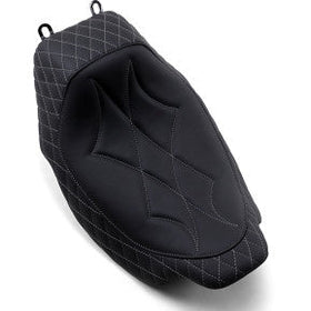 MUSTANG - REVERE JOURNEY SOLO SEAT - DIAMOND STUTCH, GRAY THREAD - '08-20 TOURING