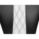 LE PERA - MAVERICK SEAT - HR WHITE INLAY, DOUBLE DIAMOND STITCH - '08-'20 TOURING-2